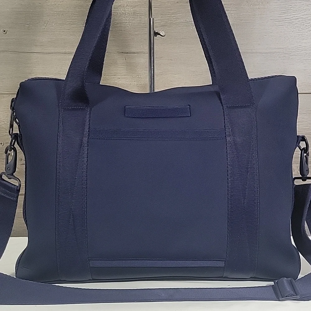 Dagne Dover Navy Blue Laptop Crossbody Business Bag